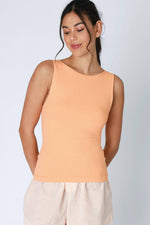 Nikibiki Clean Line Boat Neck Tank Top