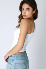 Nikibiki Clean Line One Shoulder Top