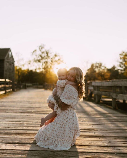 Mommy and Me Katherine Dress: Yellow Floral