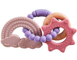 Catalina Rattle Teether Silicone and Beechwood