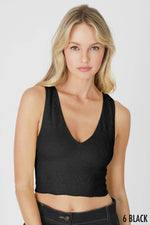 Nikibiki Lace V Neck Tank Top