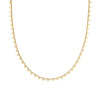 18K Gold Lined Heart Choker