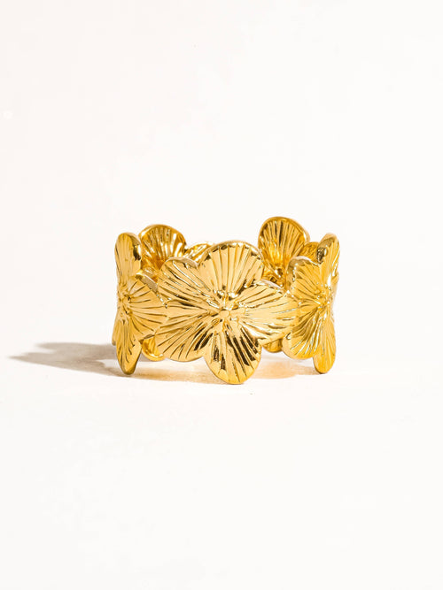 Josée 18K Gold Non-Tarnish Flower Ring