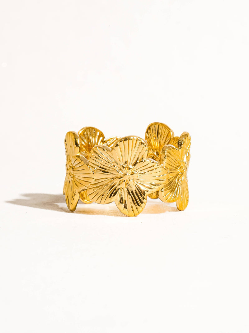 Josée 18K Gold Non-Tarnish Flower Ring