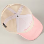 Bride Text Embroidery Two-Tone Trucker Hat: Pink / ONE SIZE