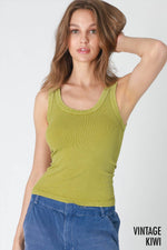 Nikibiki Vintage Reversible Ribbed Tank