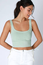 Nikibiki Vintage Chevron Crop Top