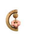 Moon Rattle - Beechwood & BPA Free Silicone