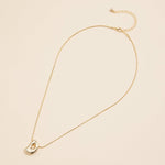 16 Assorted Pack of Bubble Design Initial Short Necklaces