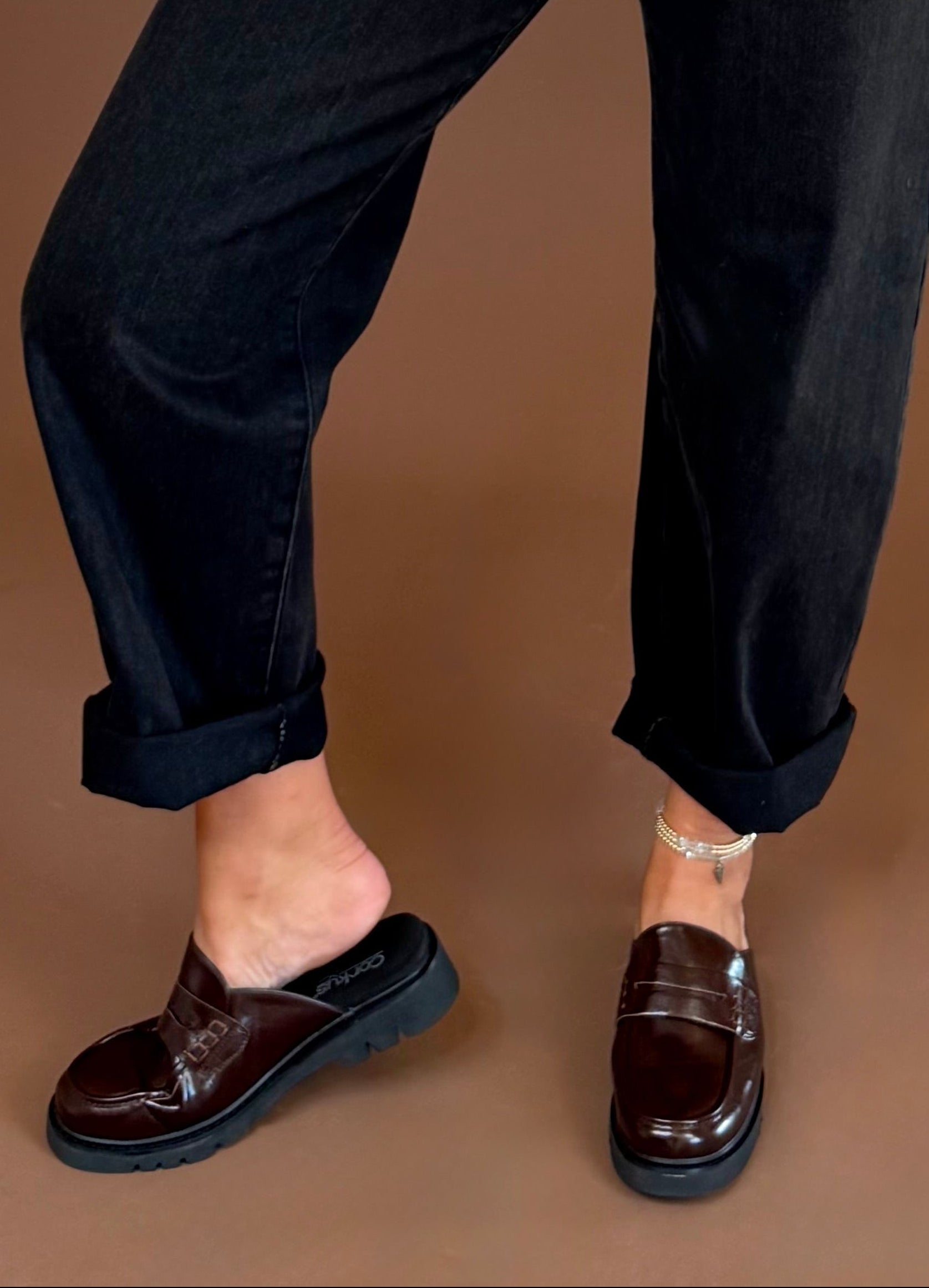 Corkys Get Lucky Loafer: Burgundy women's boutique footwear at The AllyCatWalk Boutique