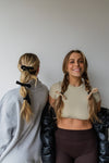 OVERSIZED BOW SLICK BACK PONYTAILS (PACK OF 3)