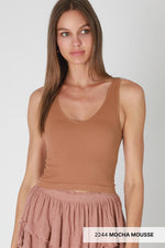 Nikibiki Reversible Ribbed Crop Top