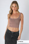 Nikibiki Vintage Chevron Crop Top