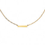Waterproof Gold Mini Bar Paperclip Chain (Get it engraved!)