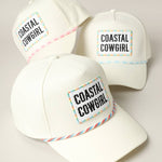 Coastal Cowgirl Embroidery Patch Trucker Hat