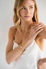 18K Gold Chunky Paperclip Chain Necklace