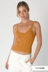 Nikibiki Deep V Neck Ribbed Top