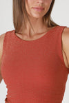Nikibiki Lurex Crew Neck Top