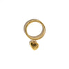 Puffy Heart Ring Double