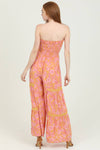 Groovy Sunsets Smocked Bell Bottom Jumpsuit