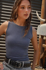Nikibiki Lurex Crew Neck Top