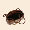 Fashion Woven Muse Brass Satchel