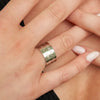 Waterproof Silver Brave, Strong, Worthy Ring
