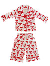 Red Bows / Organic Pointelle Lounge Set