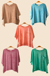 Mineral Washed Oversized Crop Pocket Tee