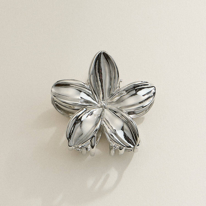 Metal Flower Hair Claw Clip
