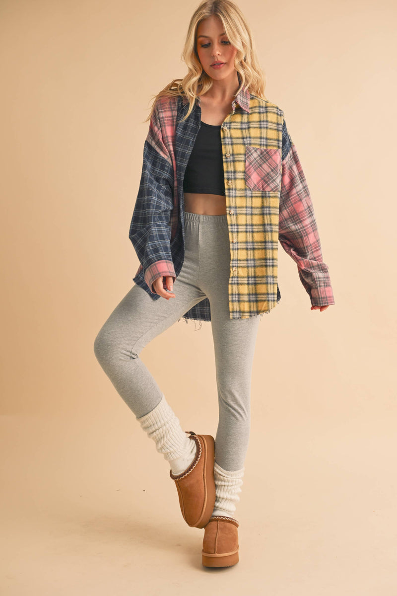 Funky Fall Vibes Flannel