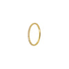 Waterproof Gold Dainty Diamond Ring Band