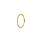 Waterproof Gold Dainty Diamond Ring Band