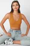 Nikibiki Plunge V-Neck Crop Top