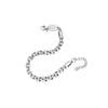 Waterproof Silver Squared Chain Bracelet