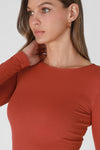 Nikibiki Long Sleeve Crew Neck Top