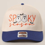 SPOOKY TWO Ghost Embroidered Trucker Hat