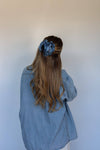 GRANDPA DENIM FLOWER CLAW