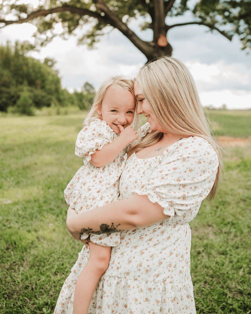 Mommy and Me Katherine Dress: Yellow Floral