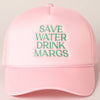 Save Water Drink Margs Embroidered Trucker Cap