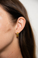 18k Gold Twin hoops Mini