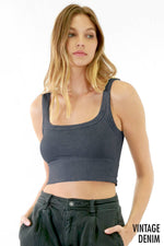 Nikibiki Vintage Chevron Crop Top
