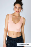 Nikibiki Plunge V-Neck Crop Top