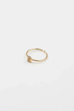 18K Gold Shiny Adjustable Initial Ring - Set of 16