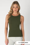 Nikibiki Clean Line Boat Neck Tank Top
