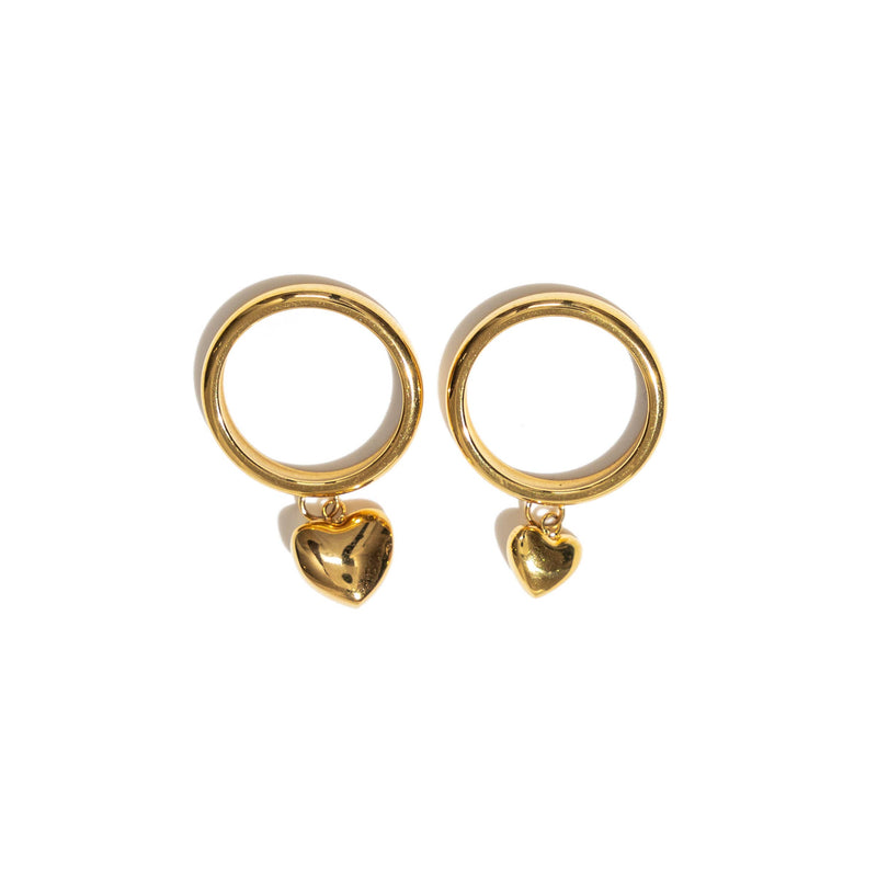 Puffy Heart Ring Double