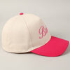 Bride Text Embroidery Two-Tone Trucker Hat: Pink / ONE SIZE