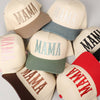 MAMA Typographic Design Embroidery Baseball Cap: Denim / ONE SIZE