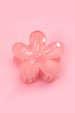OVERSIZE MATTE FLOWER HAIR CLAW CLIPS | 40H459