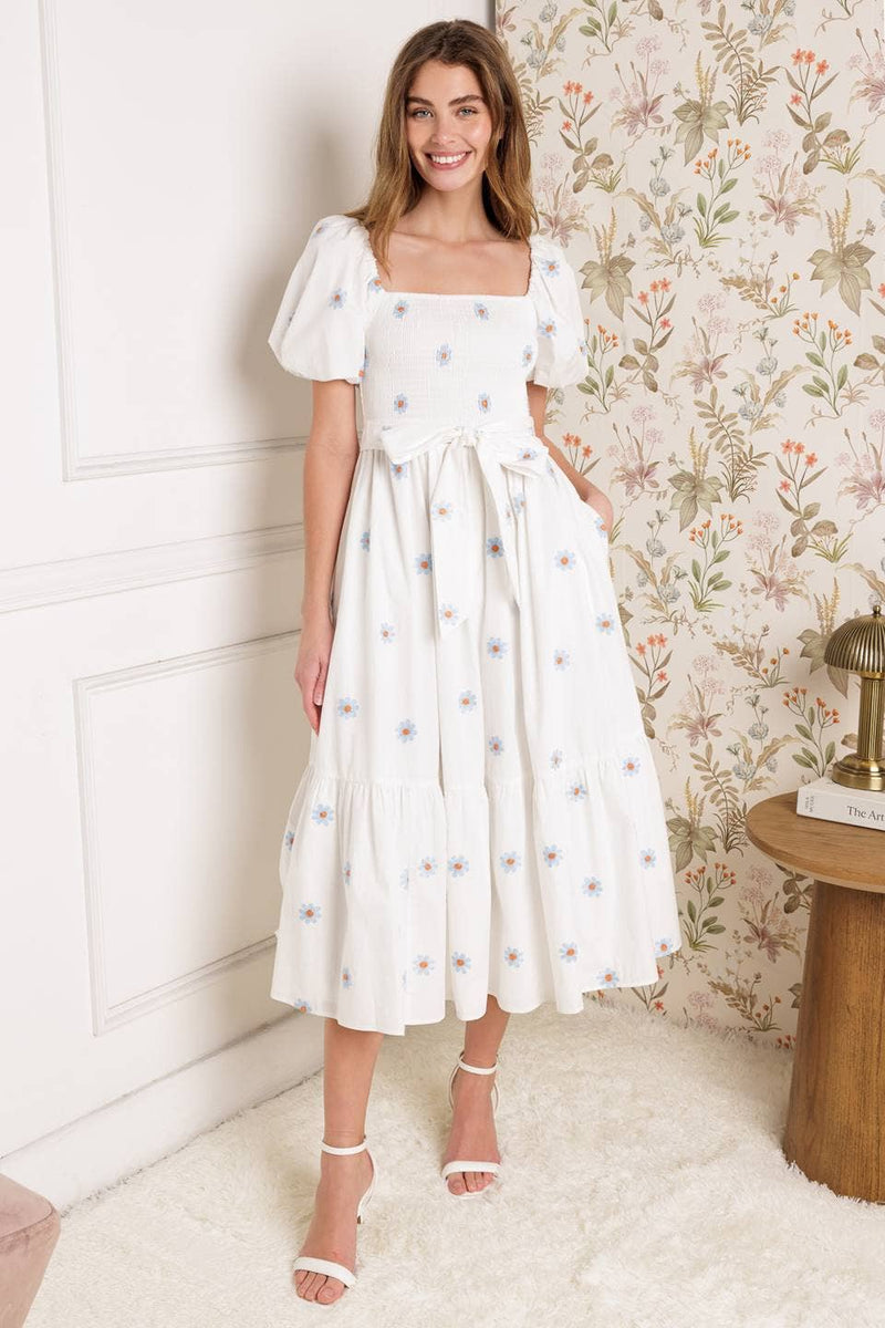 Special Daisy Days Long Midi Dress